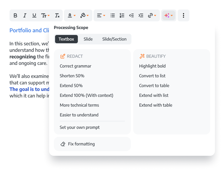 AI Text Editor — English-1